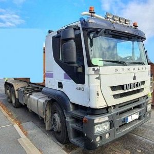 foto EUR5 abrollkipper 6x2 Iveco luft bet
