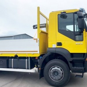 foto 6x4 Iveco 6.2m+Kran rotate gabel radio Retarder automat