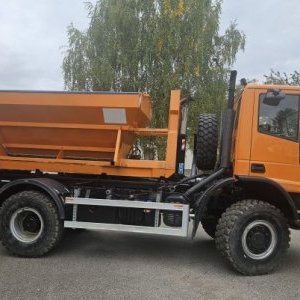 foto 4x4 abroll 13.5t Iveco kommunal WINTER+SOMMER wasser streuer