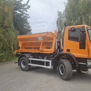 foto 4x4 abroll 13.5t Iveco kommunal WINTER+SOMMER wasser streuer