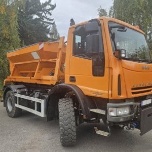 foto 4x4 abroll 13.5t Iveco kommunal WINTER+SOMMER wasser streuer