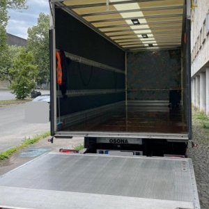 foto 7.5t lade 39m3/6.6m kasten+bord 16paletten Iveco luft bet furgon